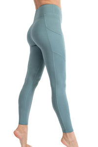 Tidewater Teal Butter Soft Leggings with Pockets
