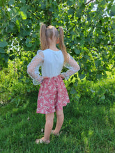 Mauve Blossoms Skirt