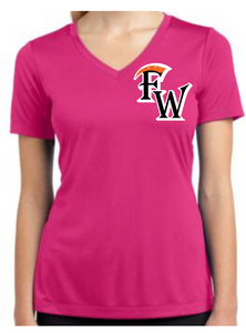 FINS Women's Moisture Wicking V-Neck