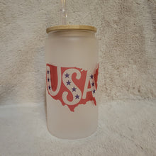 16oz Frosted Glass Cups