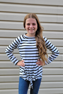 Dream Big - Long Sleeve Stripe Tunic