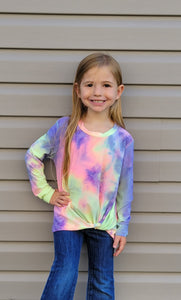 Shine Bright - Tie dye Long Sleeve Shirt