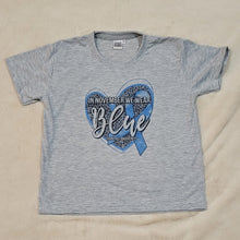 November Blue Heart T1D Youth T-Shirt (Multiple options available)