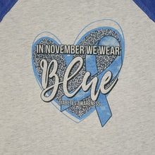 November Blue Heart T1D Adult T-Shirt (Multiple options available)