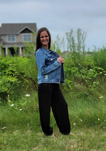 Fearlessly Distressed Denim Jacket