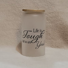 16oz Frosted Glass Cups