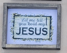 Canvas Wood Frame Sign